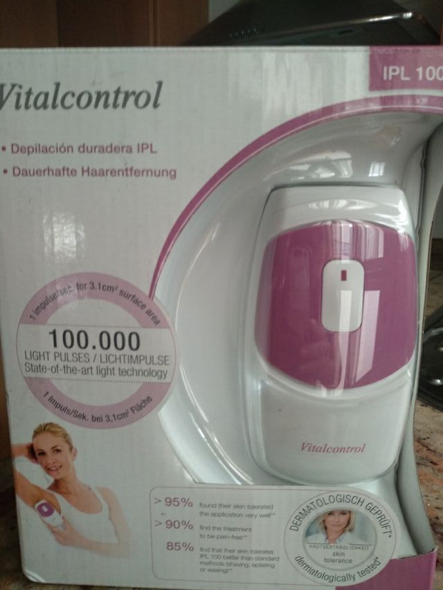 Depiladora Vitalcontrol depilación duradera IPL