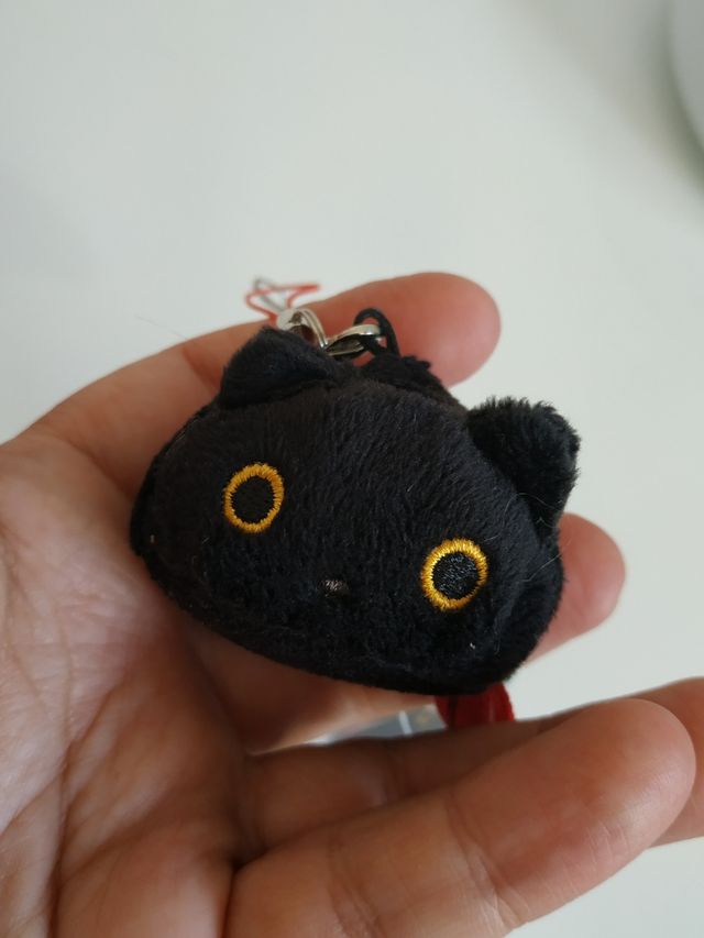 Gato peluche colgante japonés