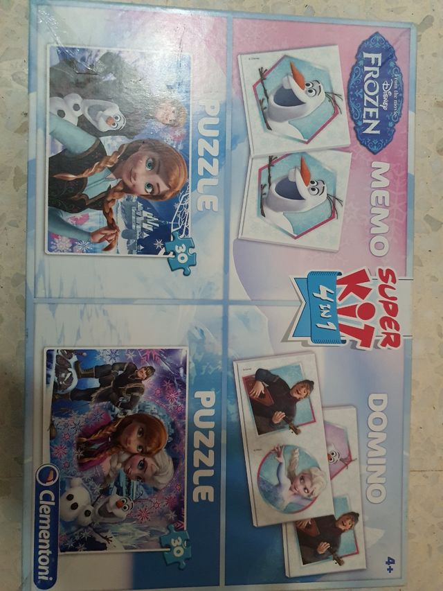 Juego 4 en 1 Frozen 4+
