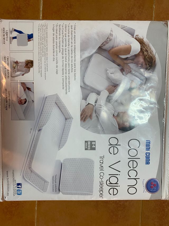 Cuna colecho de viaje