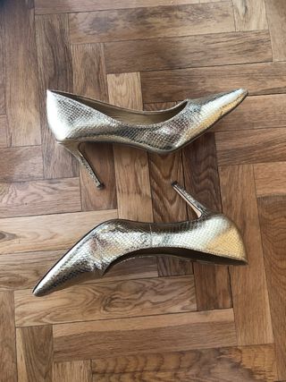 marypaz zapatos dorados