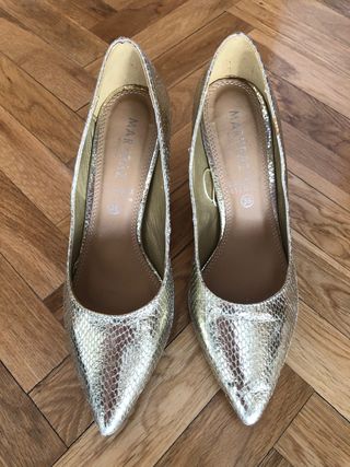 marypaz zapatos dorados
