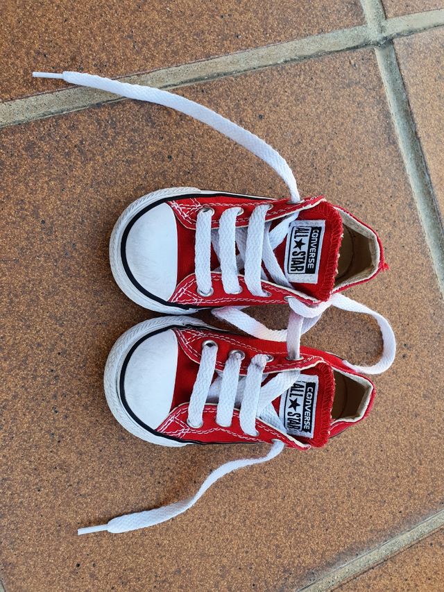 Grabar Inmunizar Instrumento Zapatillas Converse All Star rojas talla 21 de segunda mano por 12 € en Madrid en WALLAPOP Grabar Inmunizar Instrumento Zapatillas Converse All Star rojas talla 21 de segunda mano por 12 € en Madrid en WALLAPOP