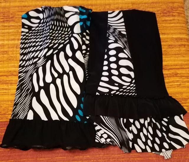 Lote de dos faldas largas de baile T 46