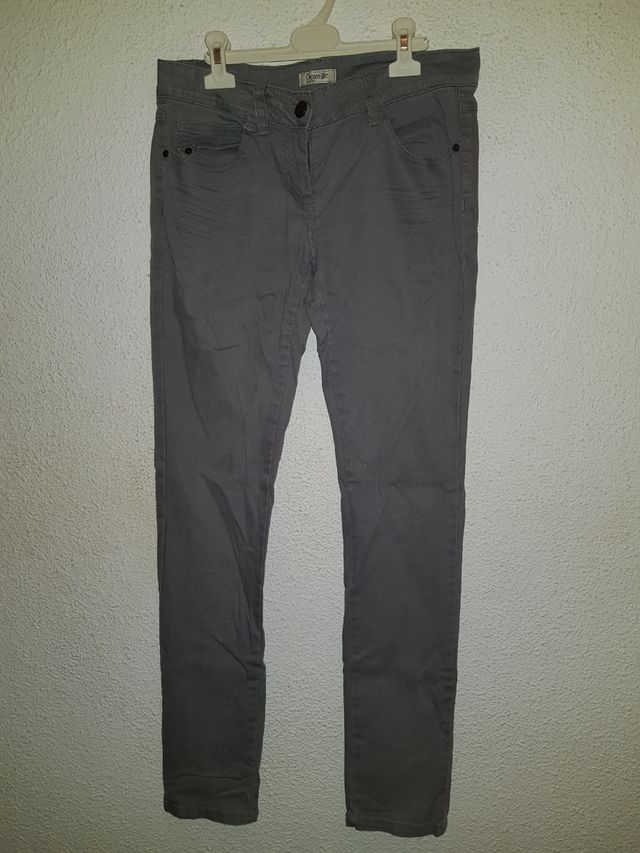 Pantalón vaquero gris Pimkie