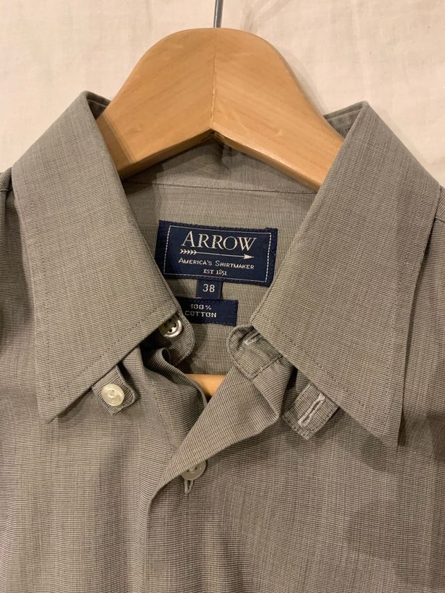 Camisa vestir gris Arrow talla M