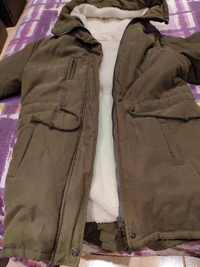 anorak nuevo con borreguillo