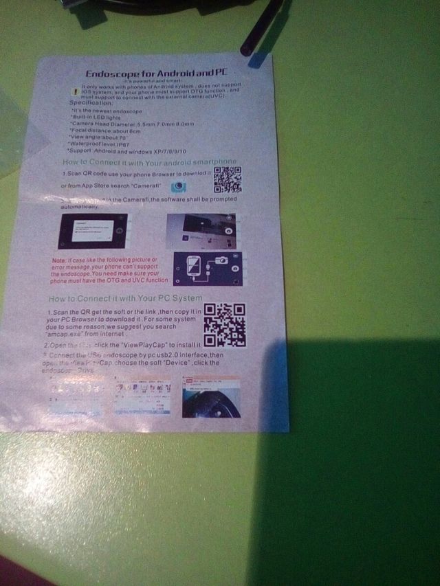 OTOSCOPIO  
 USB. PARA. ANDROID.