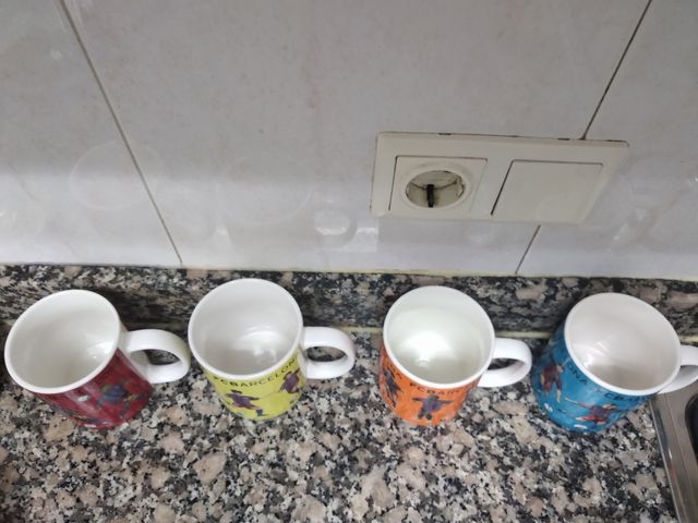 Set 4 tazas FC Barcelona vintage