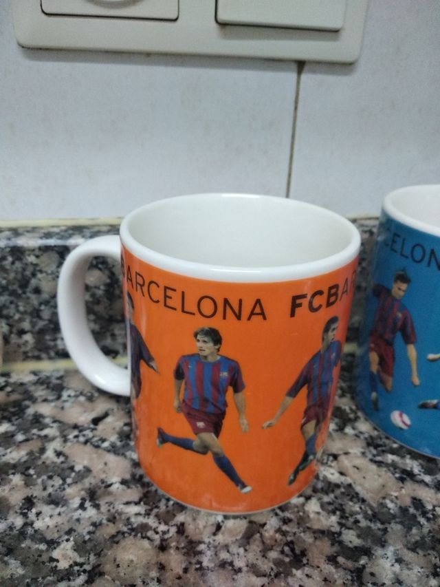Set 4 tazas FC Barcelona vintage