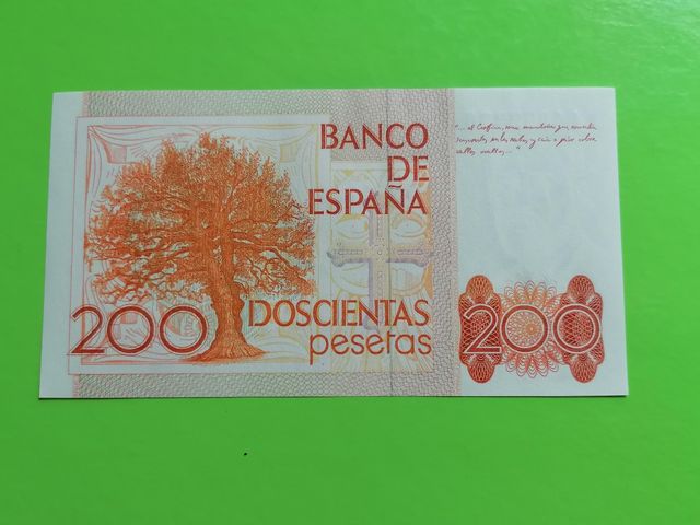 billete 200 Pesetas 1980 serie especial 9A