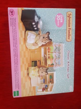 sylvanian classic kitchen set
