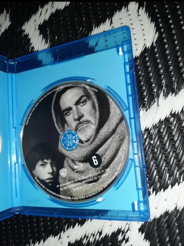 el nombre de la rosa blu ray súper descatalogado