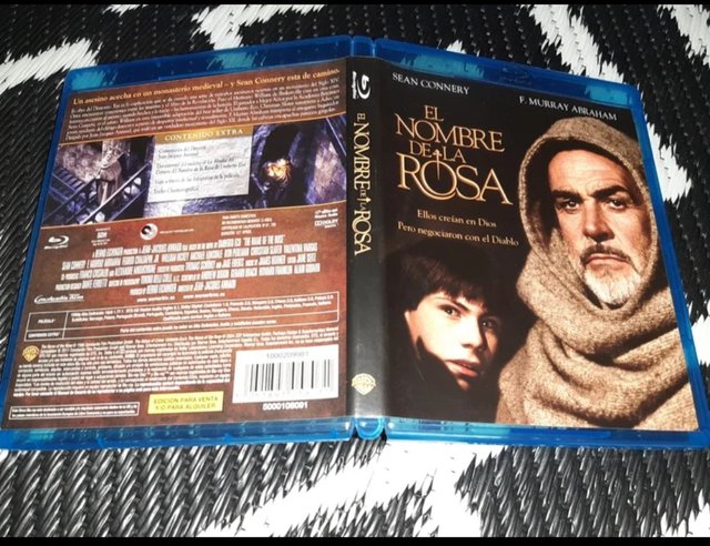 el nombre de la rosa blu ray súper descatalogado