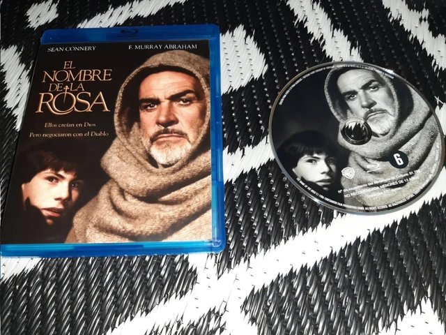 el nombre de la rosa blu ray súper descatalogado