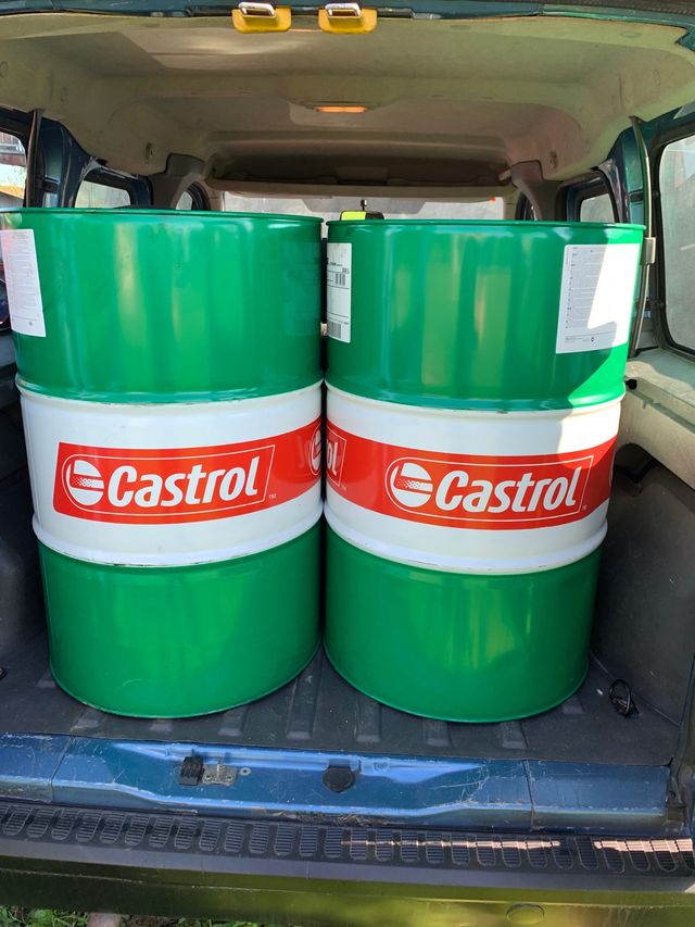 Bidón aceite vacío 208l