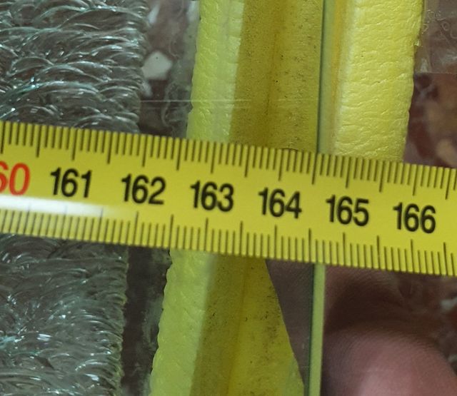 Cristal mesa tallado 165x90x1.5cm de grosor