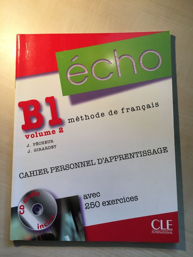 Libro francés Echo B1