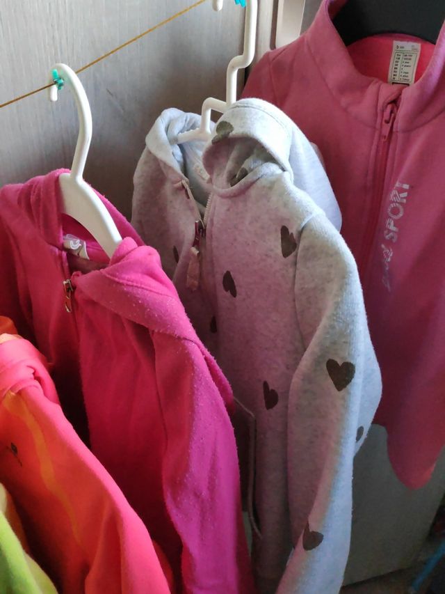 Chaquetas deportivas niña talla 98-104cm