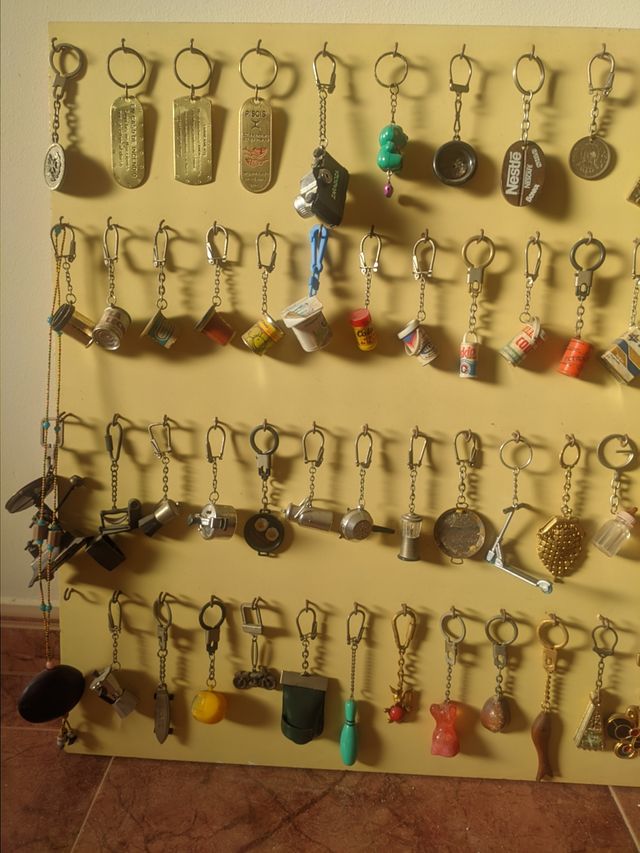 Colección de llaveros antiguos