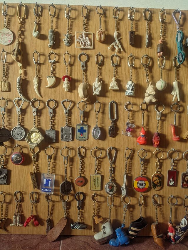 Colección de llaveros antiguos