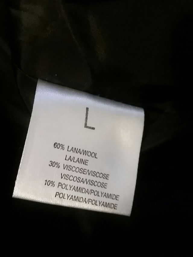 ABRIGO CRUADROS PATA GALLO  Talla/ L  *ZOLDER*