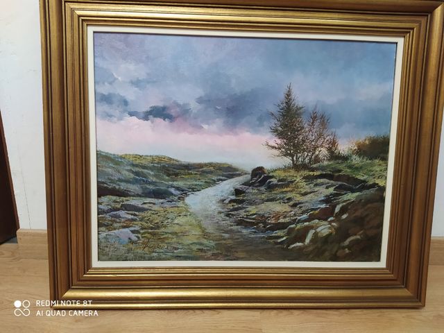 cuadro oleo (el camino)