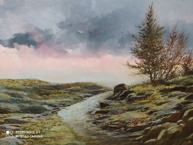 cuadro oleo (el camino)