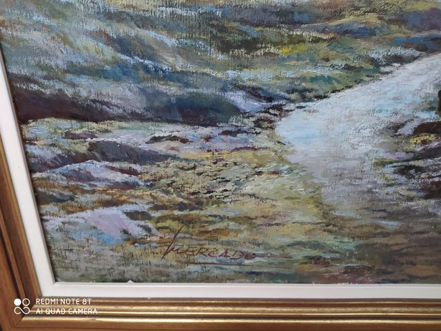 cuadro oleo (el camino)