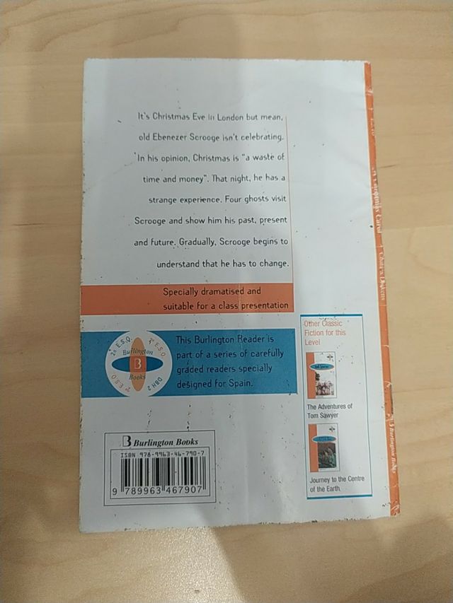 Libro inglés "A Christmas carol"