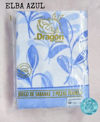 SÁBANAS DE FRANELA EL DRAGÓN BLANCO de segunda mano en Don SÁBANAS DE FRANELA EL DRAGÓN BLANCO de segunda mano en Don
