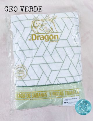SÁBANAS DE FRANELA EL DRAGÓN BLANCO de segunda mano en Don SÁBANAS DE FRANELA EL DRAGÓN BLANCO de segunda mano en Don