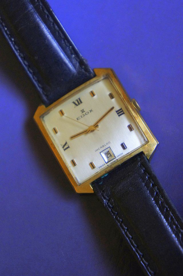 RELOJ EDOX a cuerda 1960.IMPECABLE.