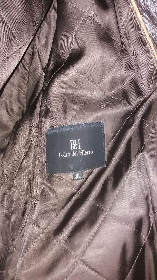 Chaquetón de piel Pedro del Hierro. Caballero.