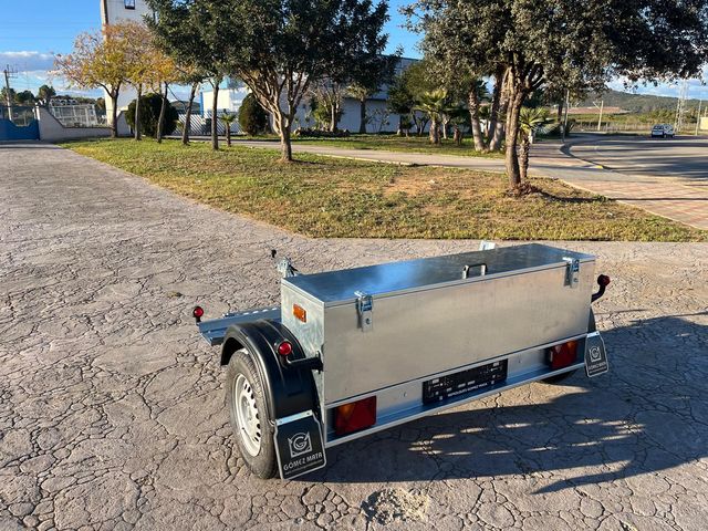 REMOLQUE PORTAMOTOS GALVANIZADO 