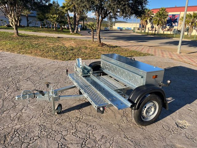 REMOLQUE PORTAMOTOS GALVANIZADO 