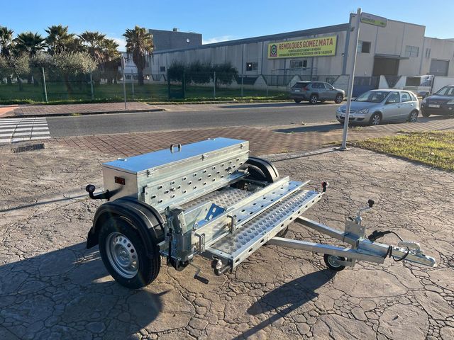 REMOLQUE PORTAMOTOS GALVANIZADO 