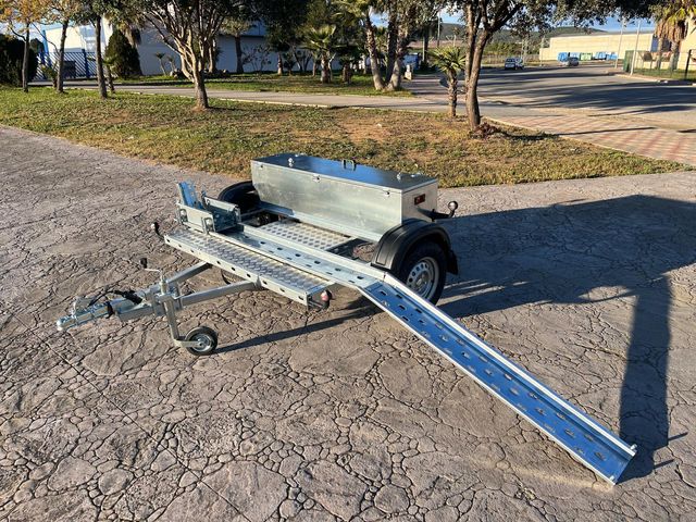 REMOLQUE PORTAMOTOS GALVANIZADO 