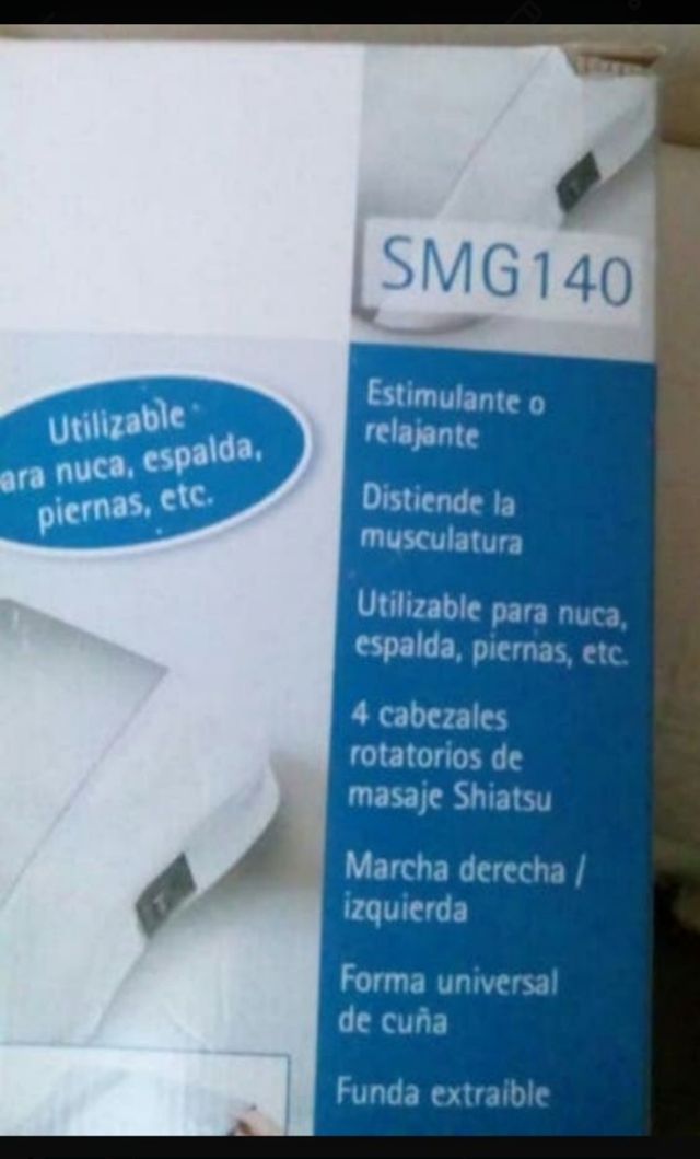 Cojin masaje Shiatsu