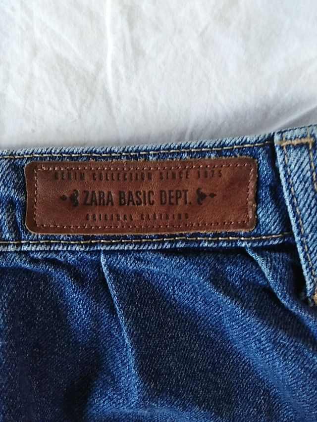 falta vaquera 38 40 zara