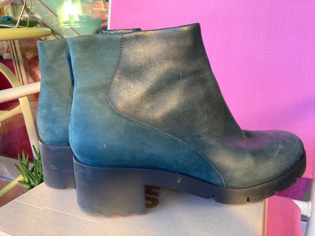 Botines Camper piel azul talla 41