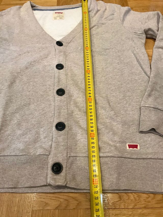 Giacca Levis in cotone grigio taglia L