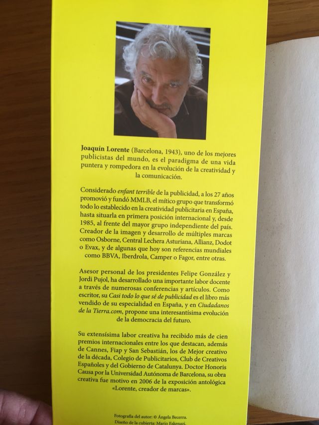 Piensa, es gratis. Joaquín Lorente