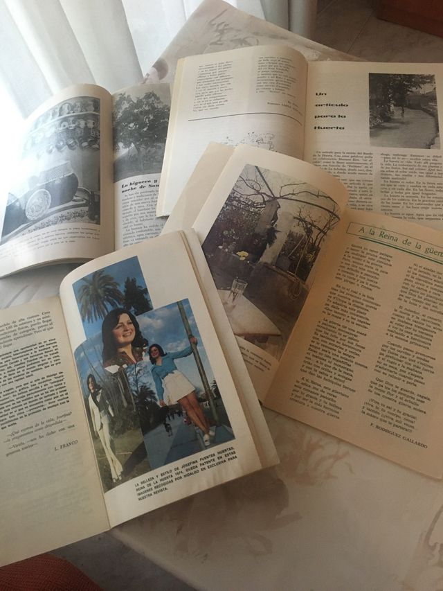 Libretos Bando de Huerta 1971,1972,1974,1976