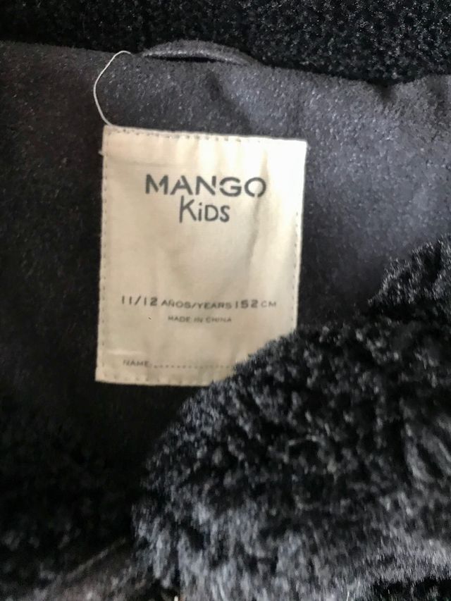 Chaqueta Negra Mango Kids