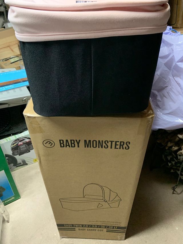 Capazos carro gemelar Baby Monster