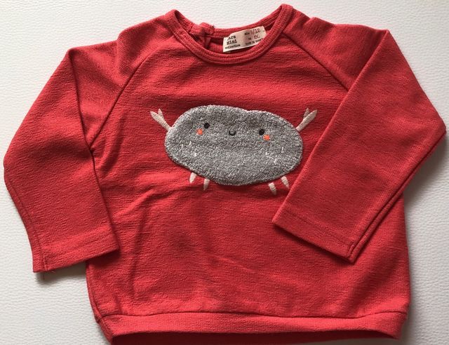 Jersey manga larga de 9-12 meses