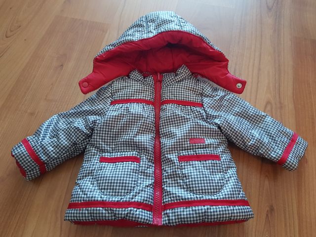 62 cm. Boboli. Cappotto impermeabile reversibile