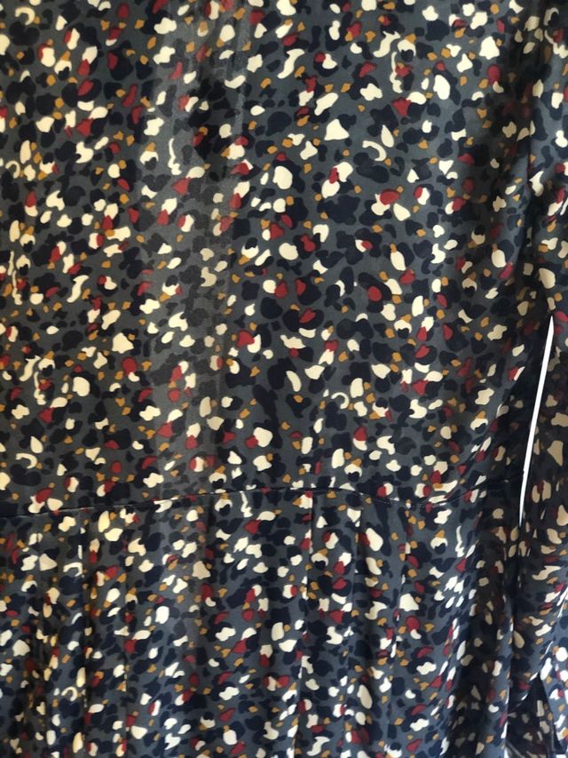 vestido corto grises safari