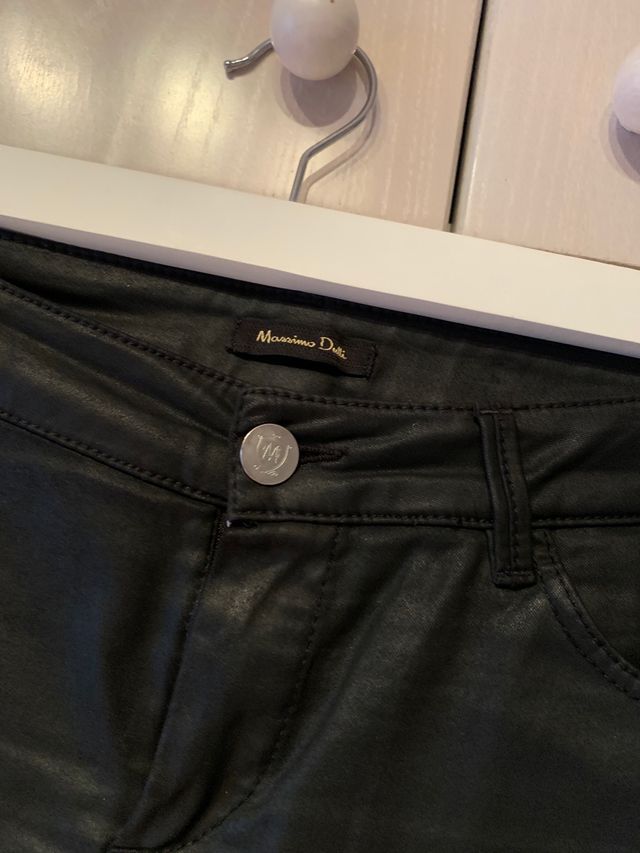 Falda encerada massimo dutti